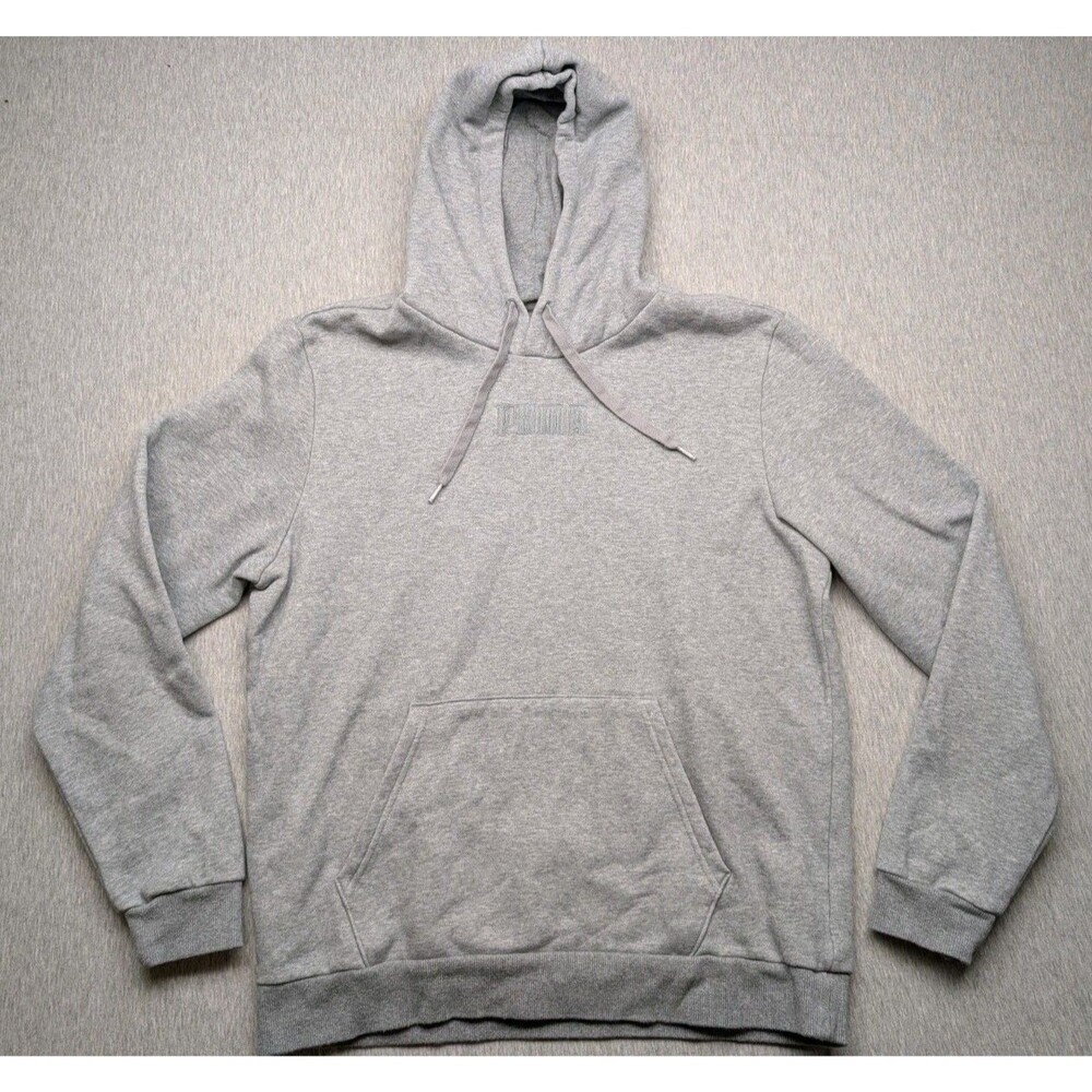Puma Men's Embossed Logo Classic Fleece Hoodie Sweatshirt Size Large